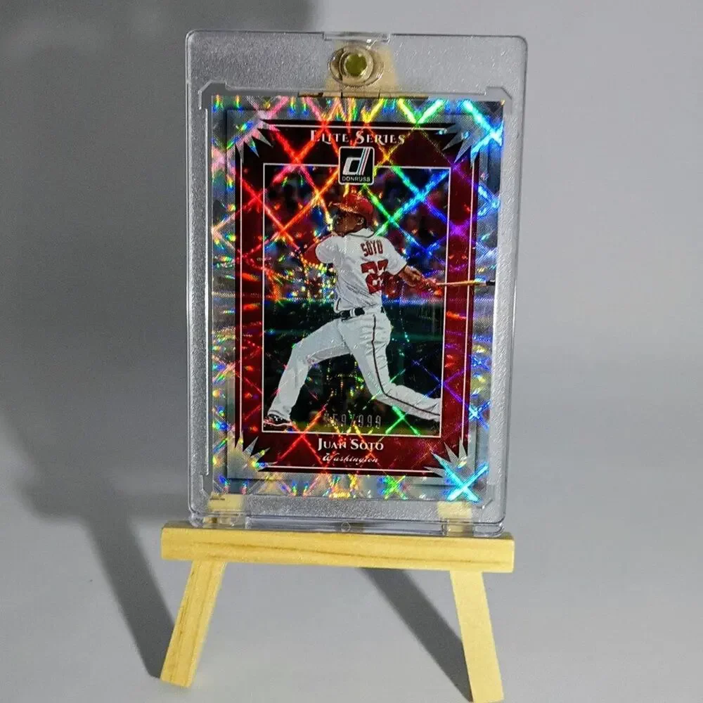 Juan Soto #ES5 2019 Panini Donruss Prizm Vector Refractor SP 759/999 - Picture 3 of 11